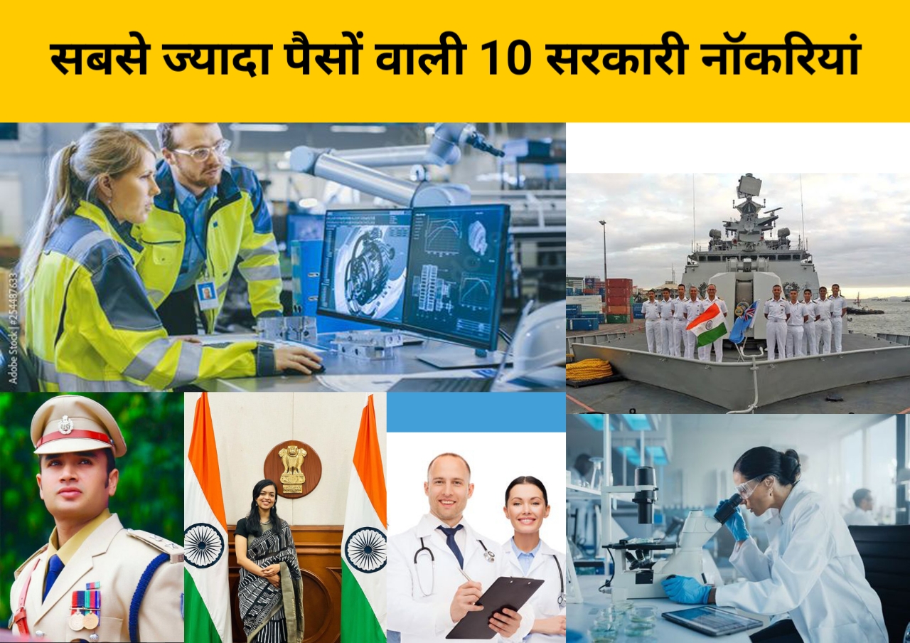 Highest paying government jobs in india