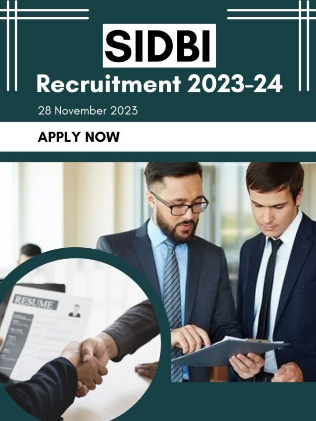 SIDBI Recruitment 2023-24